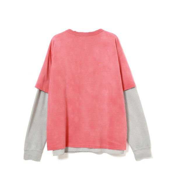 BEAMS「レイヤード フェード ロングスリーブ Tシャツ」|Tシャツ・カットソー|