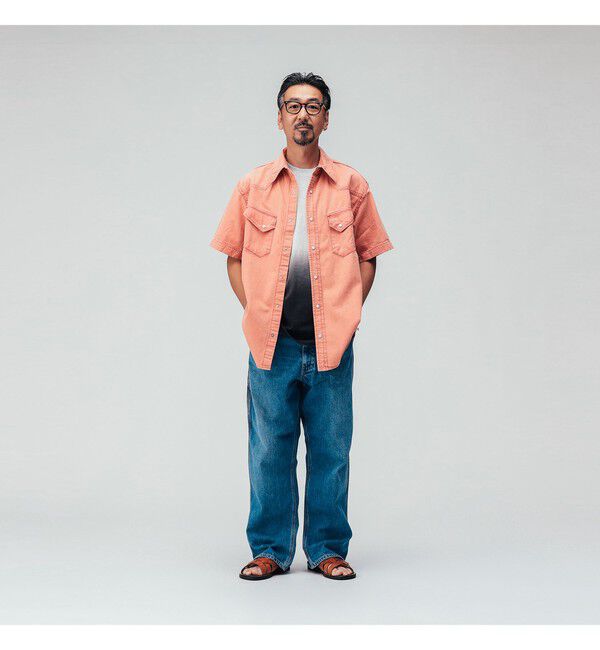 BEAMS PLUS「【別注】REMI RELIEF / Denim Western shirt Short Sleeve Color Denim」|シャツ・ブラウス|