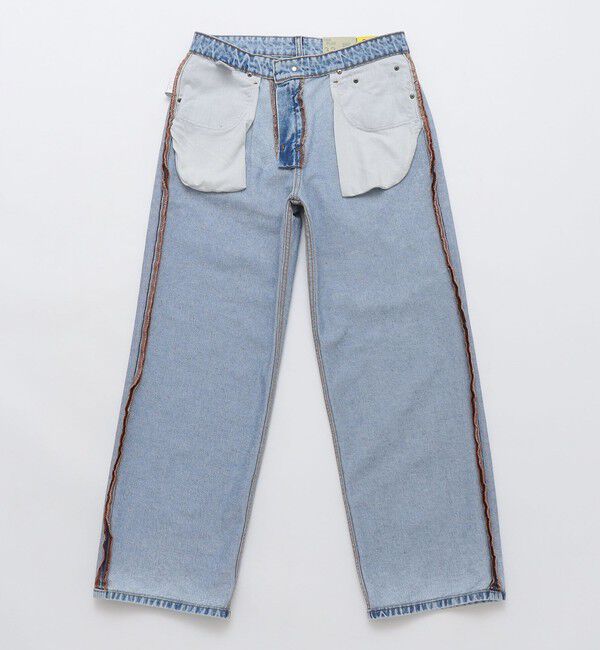 SHIPS「NEO BLUE: PASTEL BLUE SKATE BAGGY JEANS」|チノ|