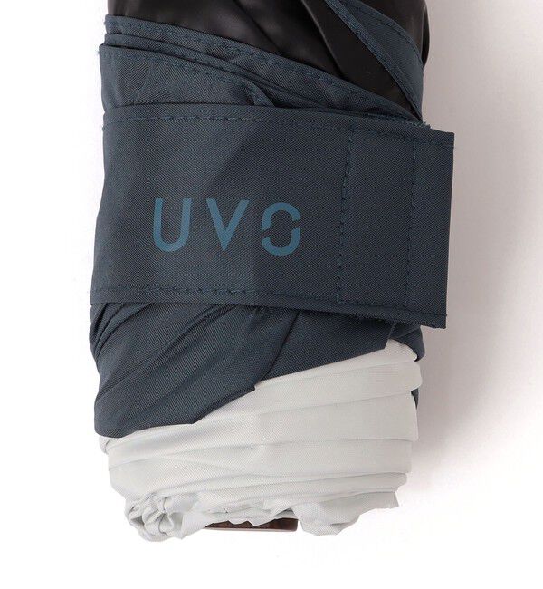 SHIPS for women「UVO:5段折 mini（ネイビー）」|傘|