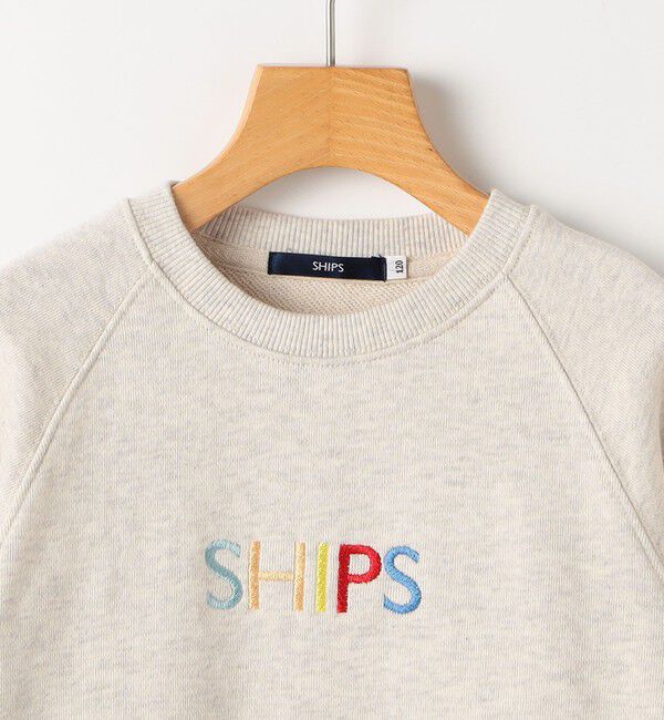 SHIPS KIDS「140～160cm/ロゴ 刺繍 スウェット」|スウェット・ジャージ|