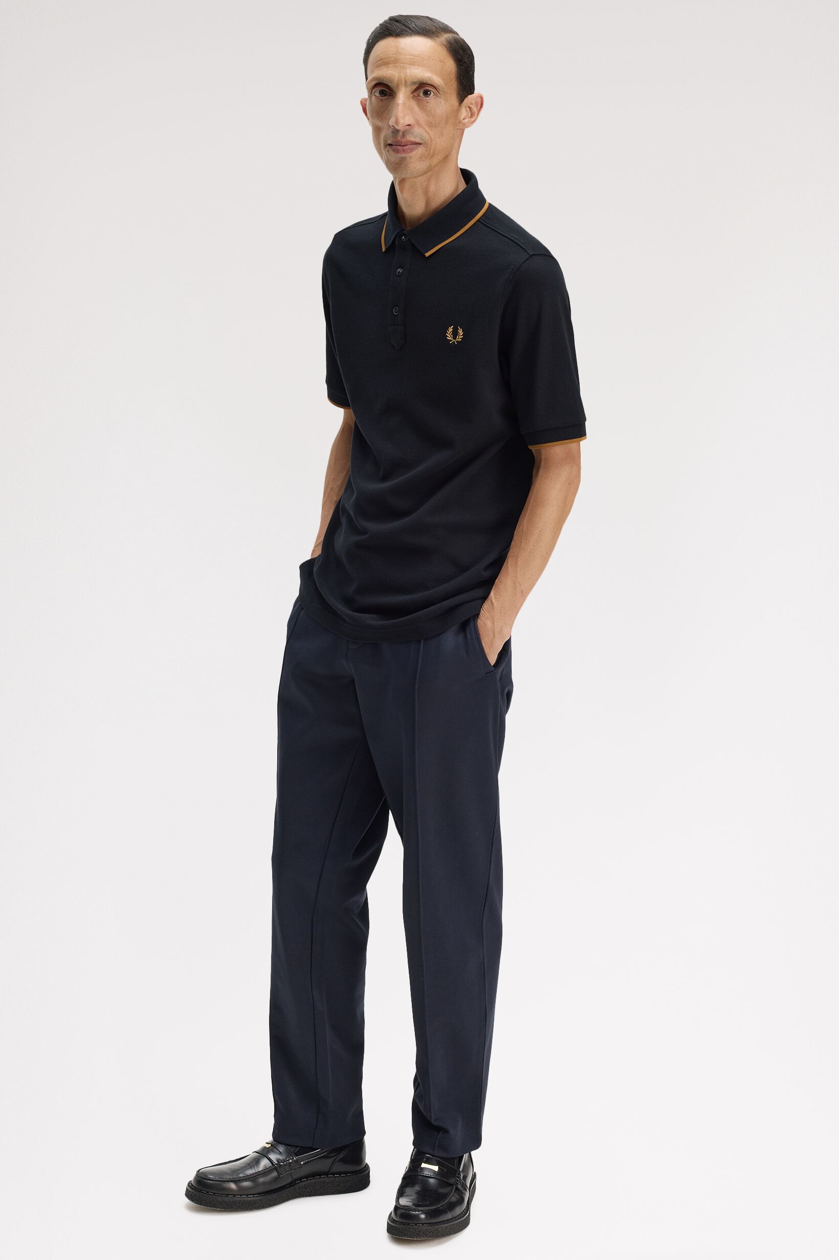 FRED PERRY 「Collar Stand Polo Shirt／カラースタンドポロシャツ」|ポロシャツ|