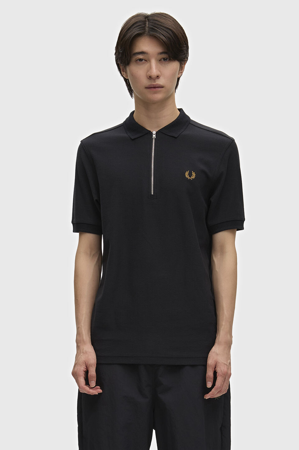 FRED PERRY 「FRED PERRY／Crepe Pique Polo Shirt／クレープ鹿の子ポロシャツ」|ポロシャツ|