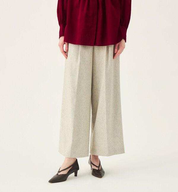 Ballsey「メランジカルゼ タックワイドパンツ」|その他|