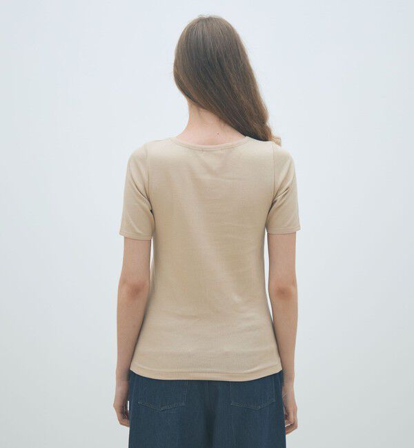 MACPHEE「コンビジャージー ハーフスリーブプルオーバー」|Tシャツ・カットソー|