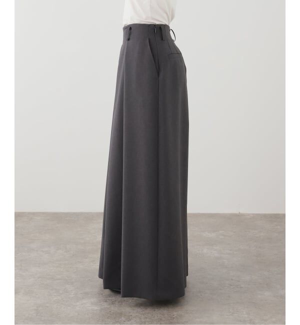 IENA LA BOUCLE「《洗濯機洗い可》IENA LA BOUCLE ウーステッドライクタックパンツ」|その他|