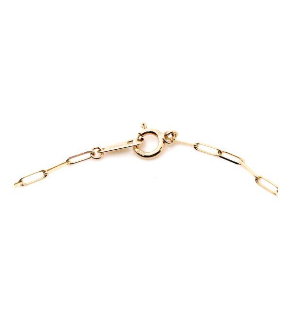 Lilas by Spick&Span「オニキスピラミッドモチーフ5ピースネックレス K10」|ネックレス|
