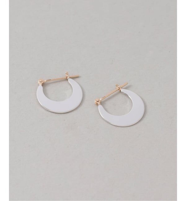 Spick and Span「《WEB限定》【SAMH by LILAS】プレートフープピアス SV（両耳）」|ピアス|