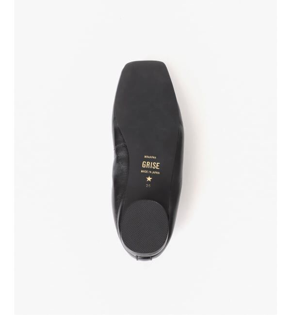 GRISE「《WEB+一部店舗限定》GRISE BOX スクエアクロスバレエ」|バレエシューズ|