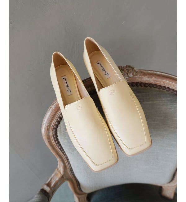  「《WEB+一部店舗限定》Le decore / ル デコレ classic loafer パンプス」|パンプス|イエロー C