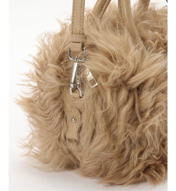 GRISE「MOHI/モヒ R FUR SHOULDER」|トートバッグ|