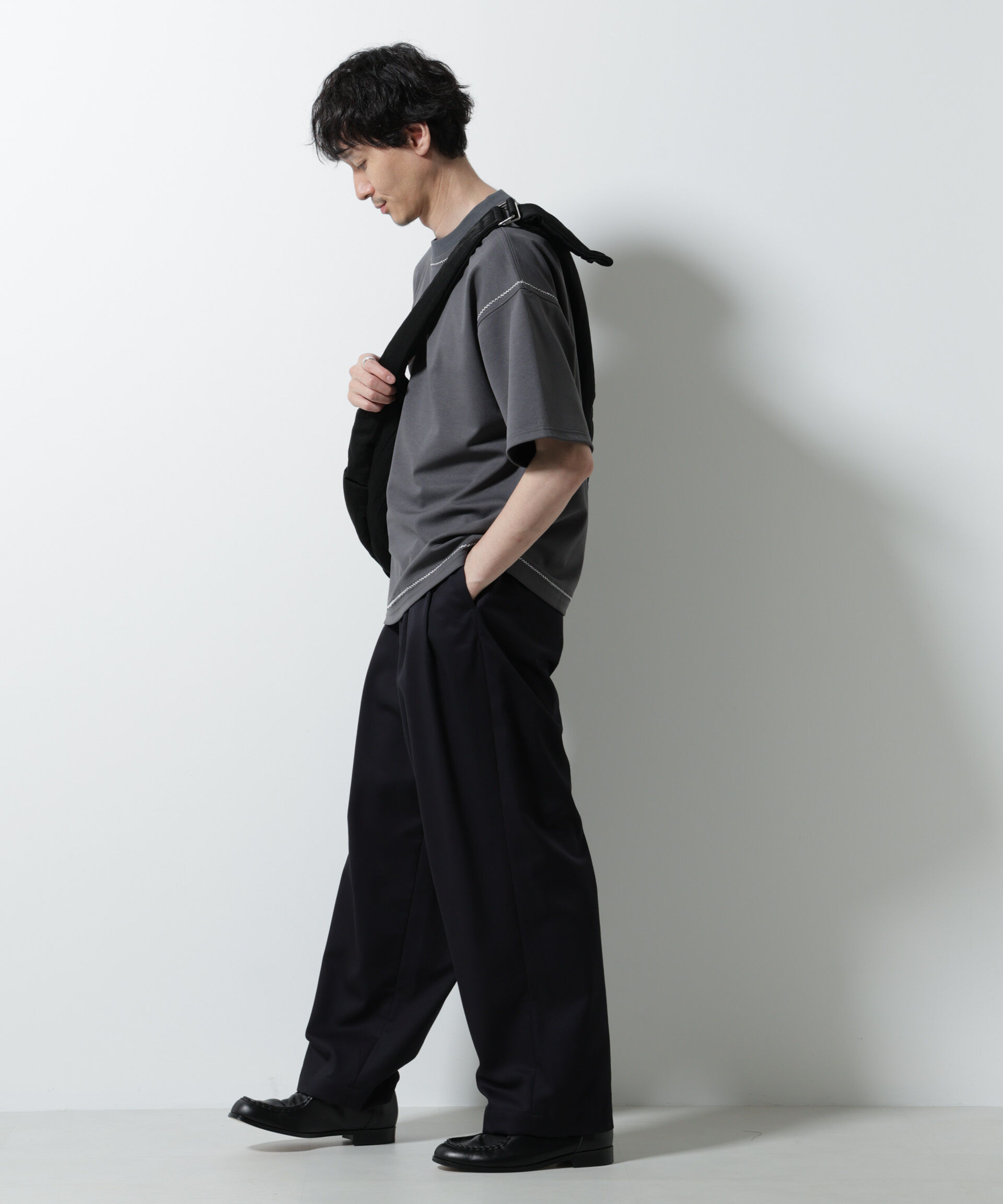 NANO universe「テクニックステッチTシャツ 半袖」|Tシャツ・カットソー|