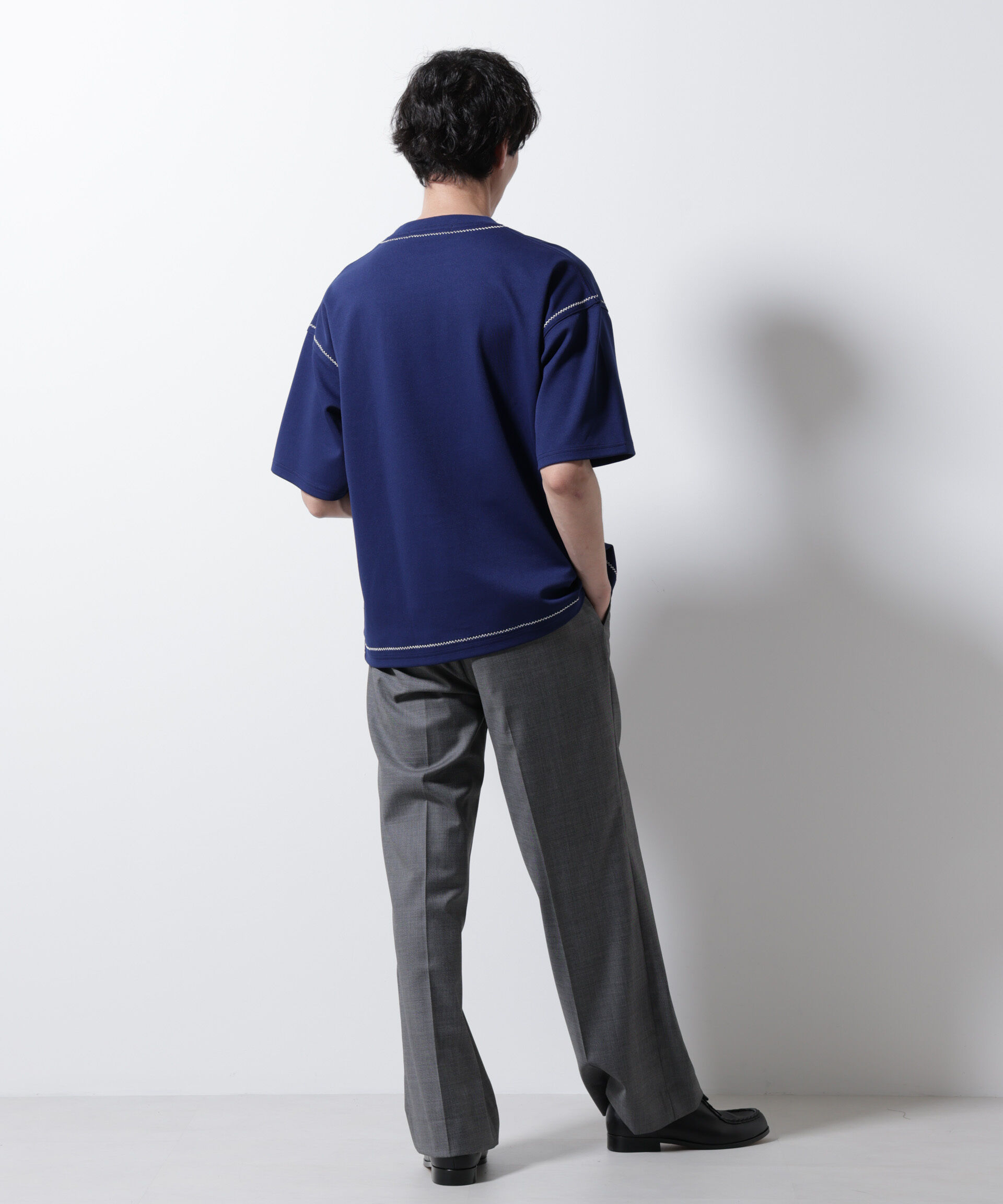NANO universe「テクニックステッチTシャツ 半袖」|Tシャツ・カットソー|