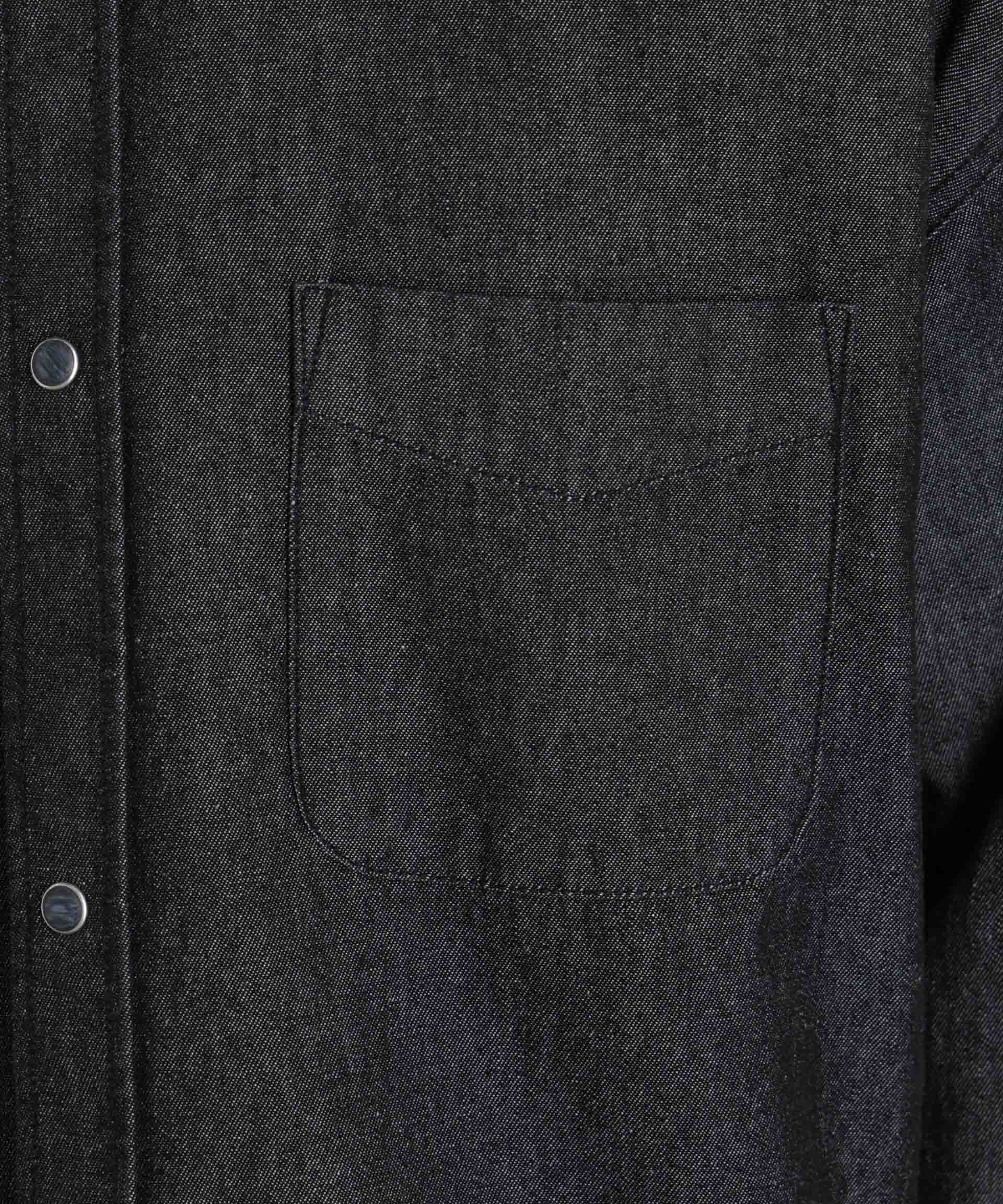 nano･universe「6.5oz リラックスデニムシャツ 長袖」|シャツ・ブラウス|