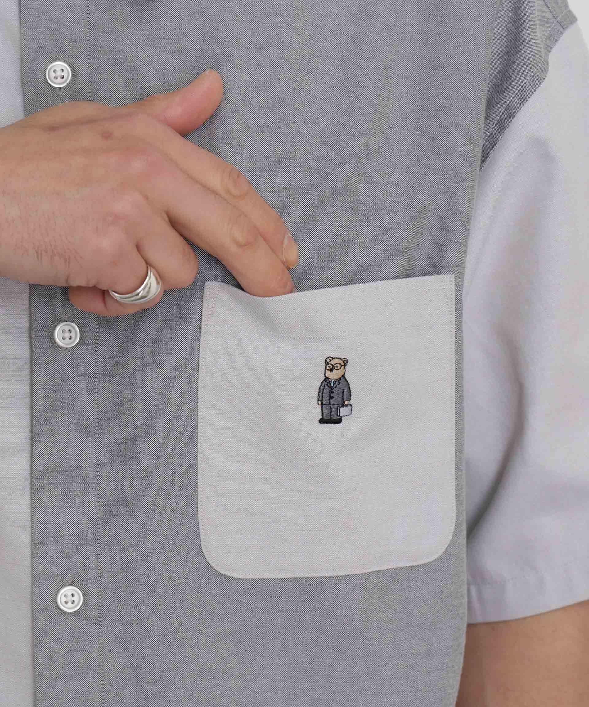 NANO universe「ナノベア クレイジーパターンシャツ 半袖」|シャツ・ブラウス|