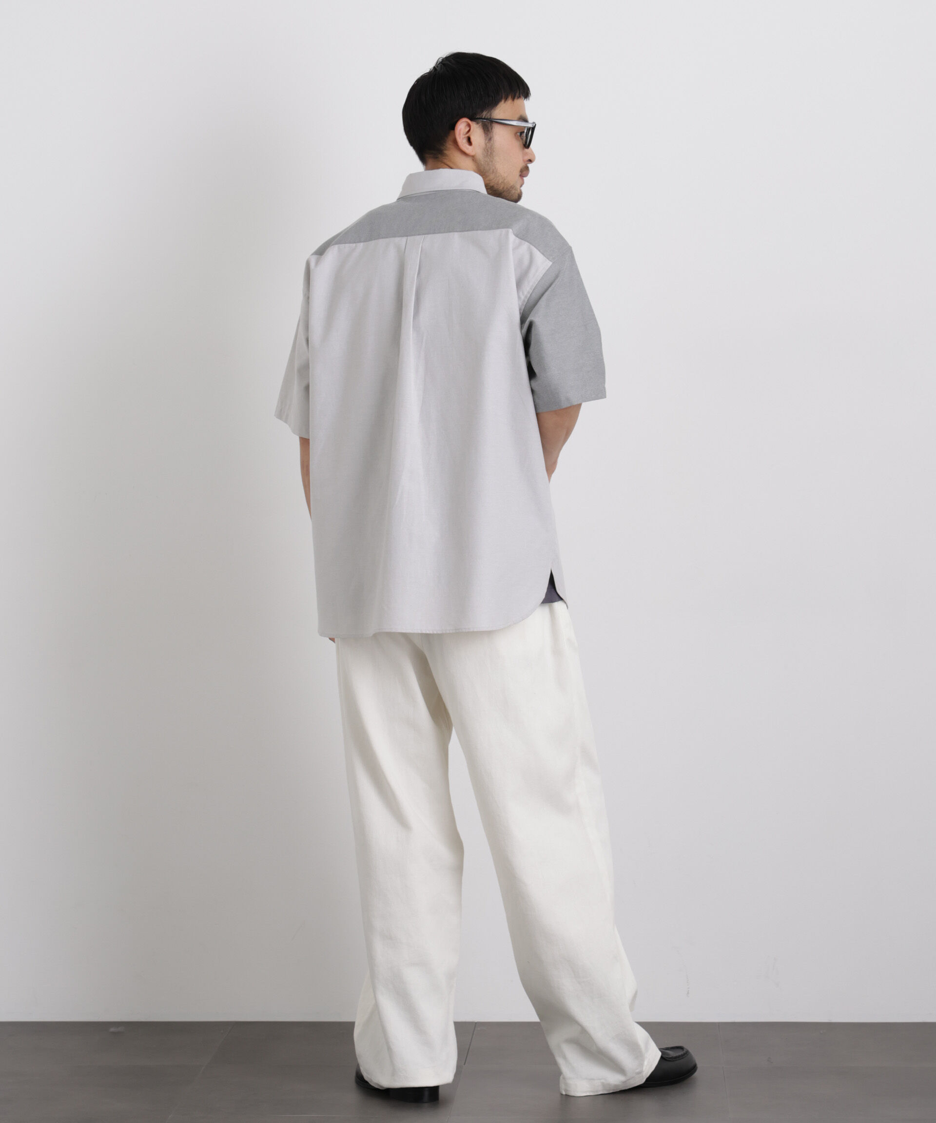 NANO universe「ナノベア クレイジーパターンシャツ 半袖」|シャツ・ブラウス|