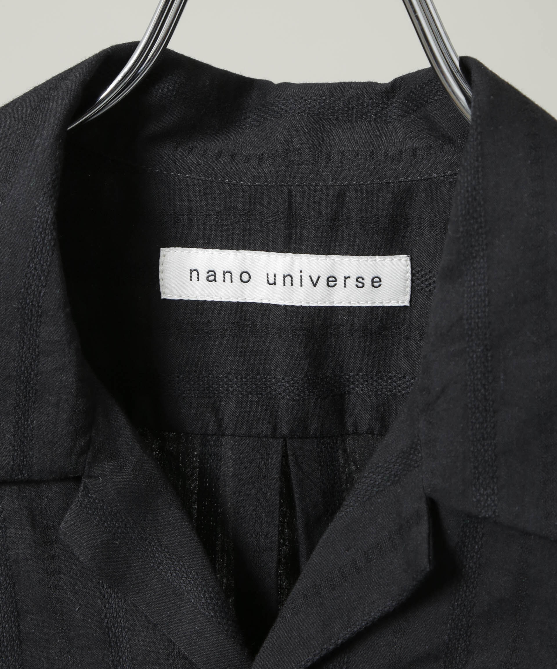 NANO universe「ジャガードストライプシャツ」|シャツ・ブラウス|