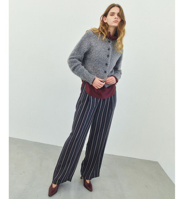 BEIGE,「PALMER / ストライプ2タックワイドパンツ」|その他|