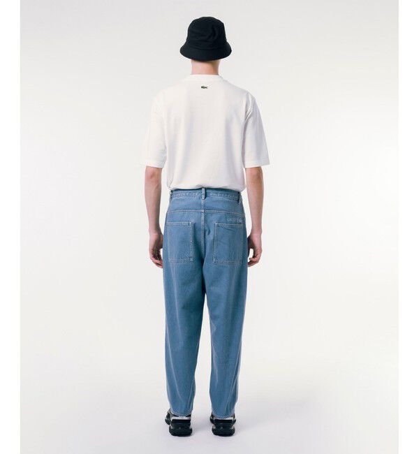 LACOSTE「ワイドデニムパンツ」|デニム|