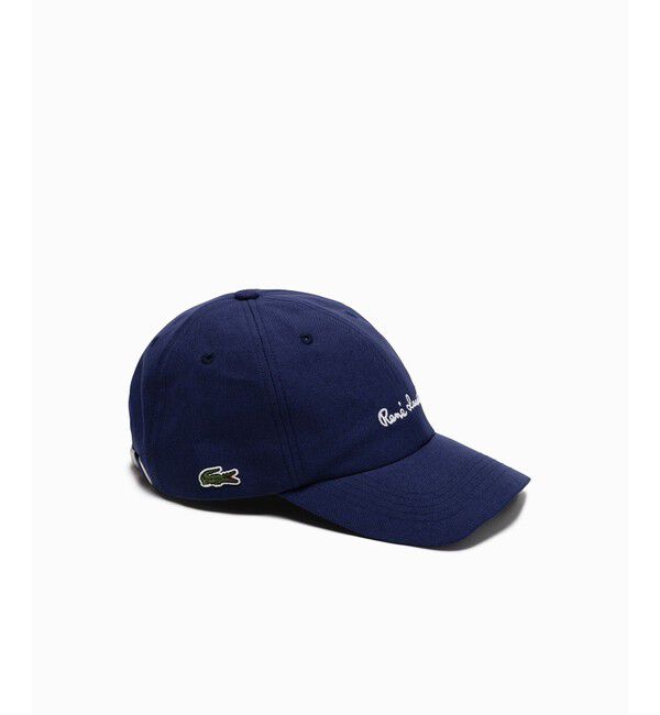 LACOSTE「接触冷感 UCカット ルネ・ラコステ シグネチャーキャップ」|キャップ・キャスケット|