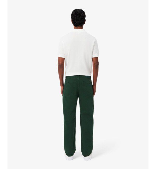 LACOSTE「5ポケットストレートカラーデニムパンツ」|デニム|