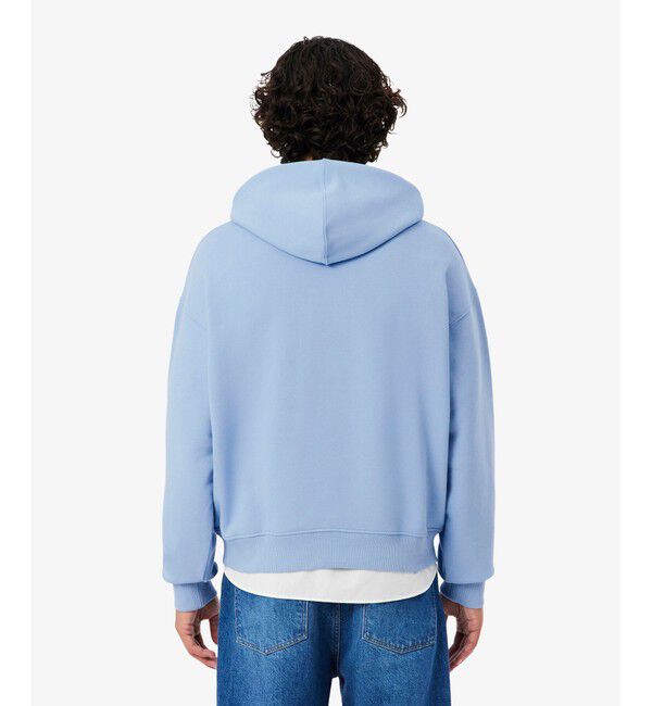 LACOSTE「テニスプリント裏パイルスウェットフーディ」|パーカー|