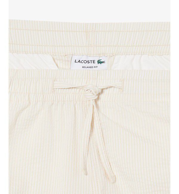 LACOSTE「シアサッカーショートパンツ」|その他|