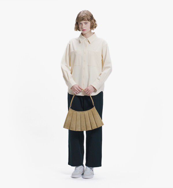 LACOSTE「ストレッチツイルミリタリーシャツ」|シャツ・ブラウス|