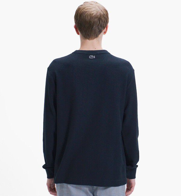LACOSTE「インディゴパイル スウェットプルオーバー」|スウェット・ジャージ|