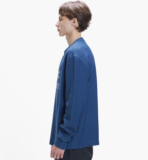 LACOSTE「インディゴパイル スウェットプルオーバー」|スウェット・ジャージ|