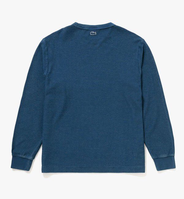 LACOSTE「インディゴパイル スウェットプルオーバー」|スウェット・ジャージ|