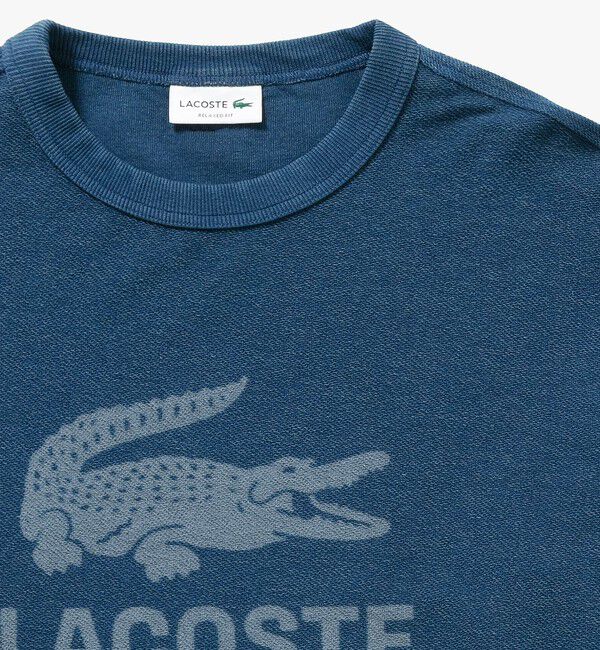 LACOSTE「インディゴパイル スウェットプルオーバー」|スウェット・ジャージ|