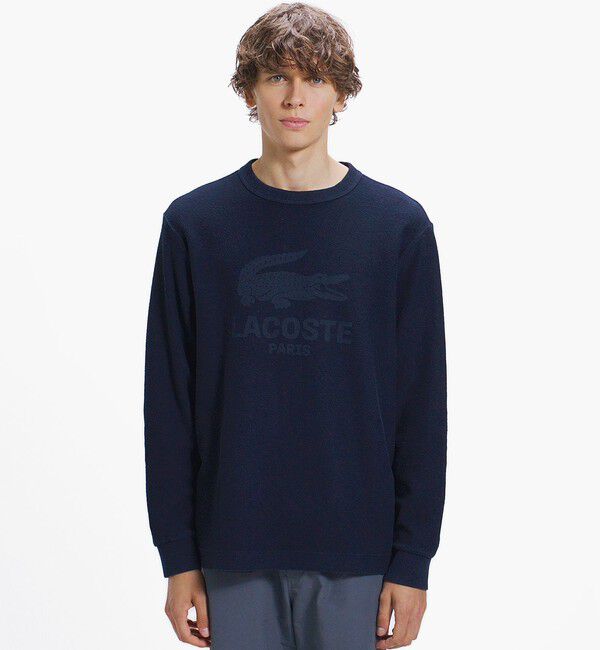 LACOSTE「インディゴパイル スウェットプルオーバー」|スウェット・ジャージ|