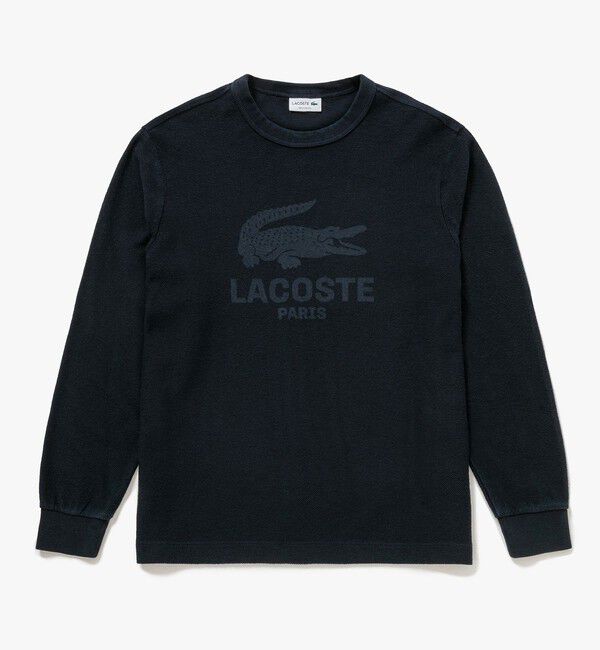 LACOSTE「インディゴパイル スウェットプルオーバー」|スウェット・ジャージ|