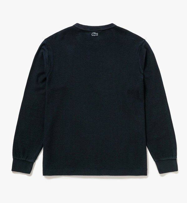 LACOSTE「インディゴパイル スウェットプルオーバー」|スウェット・ジャージ|