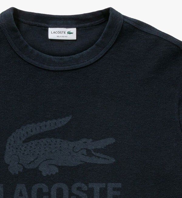 LACOSTE「インディゴパイル スウェットプルオーバー」|スウェット・ジャージ|