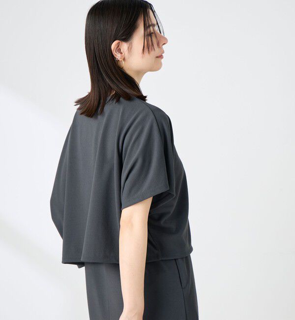 NOLLEY'S「《アンサンブル対応》ウォッシャブルイージーケアカノコケーププルオーバー」|Tシャツ・カットソー|
