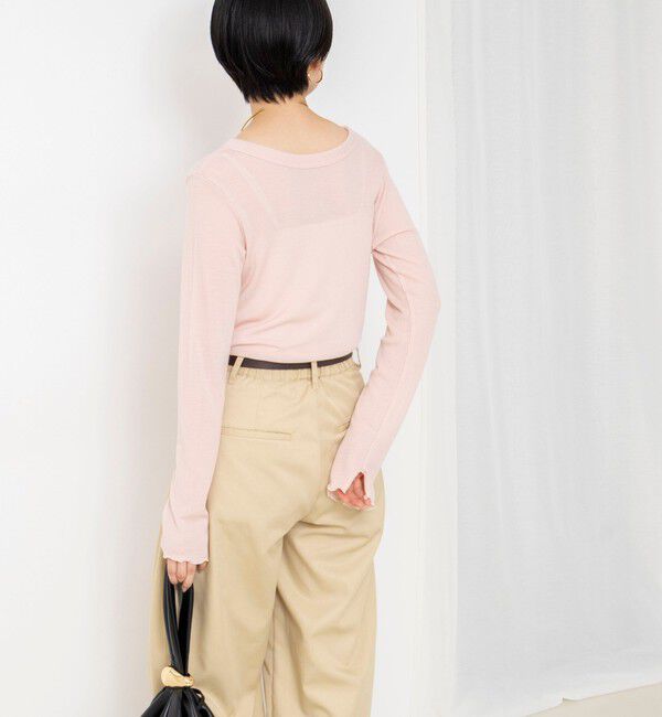 NOLLEY'S「MY STANDARDウォッシャブルリブヘンリー2WAYプルオーバー」|Tシャツ・カットソー|
