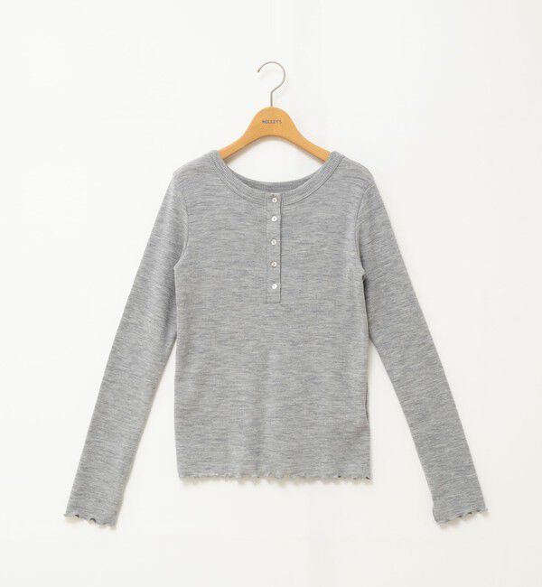 NOLLEY'S「MY STANDARDウォッシャブルリブヘンリー2WAYプルオーバー」|Tシャツ・カットソー|