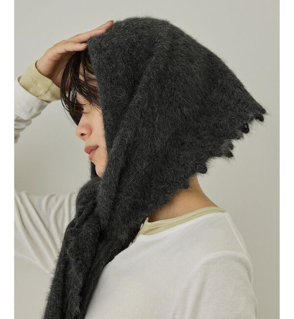 SALON adam et rope'「フォックスカシミアストールキャミ」|キャミソール|チャコール(06)
