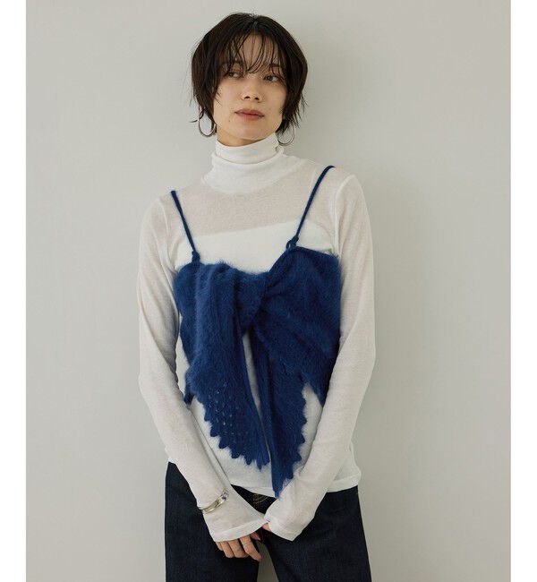 SALON adam et rope'「フォックスカシミアストールキャミ」|キャミソール|