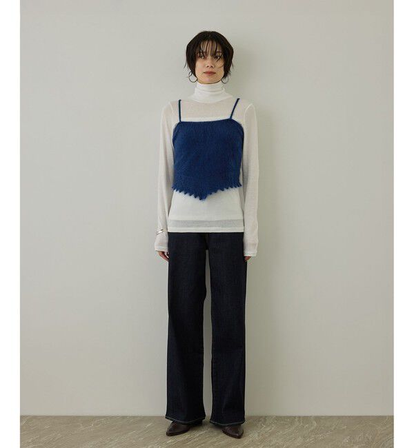 SALON adam et rope'「フォックスカシミアストールキャミ」|キャミソール|
