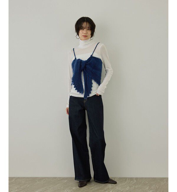 SALON adam et rope'「フォックスカシミアストールキャミ」|キャミソール|
