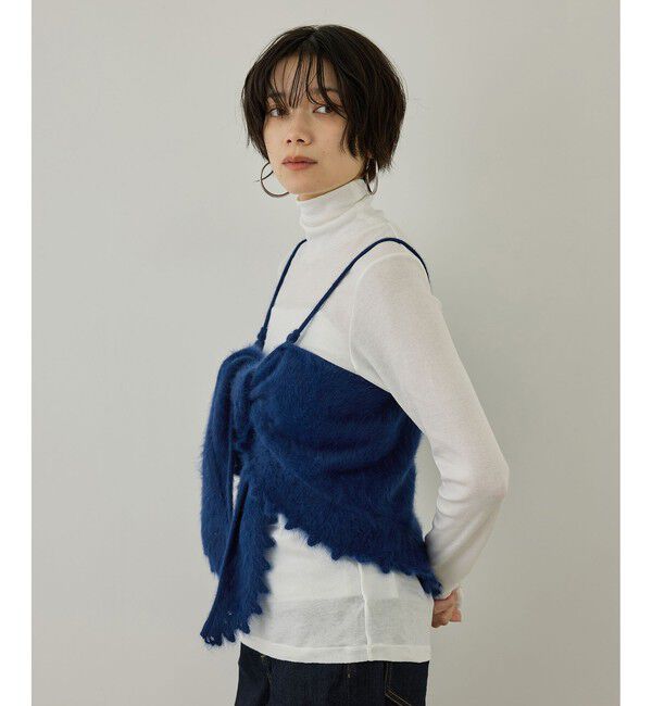 SALON adam et rope'「フォックスカシミアストールキャミ」|キャミソール|