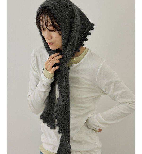 SALON adam et rope'「フォックスカシミアストールキャミ」|キャミソール|