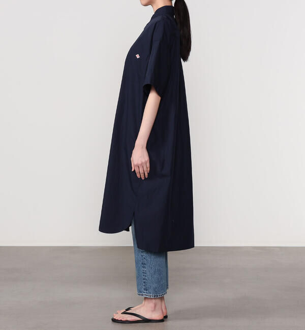 DANTON「DANTON | コットンポプリン 半袖シャツワンピース SOLID WOMEN」|ワンピース|