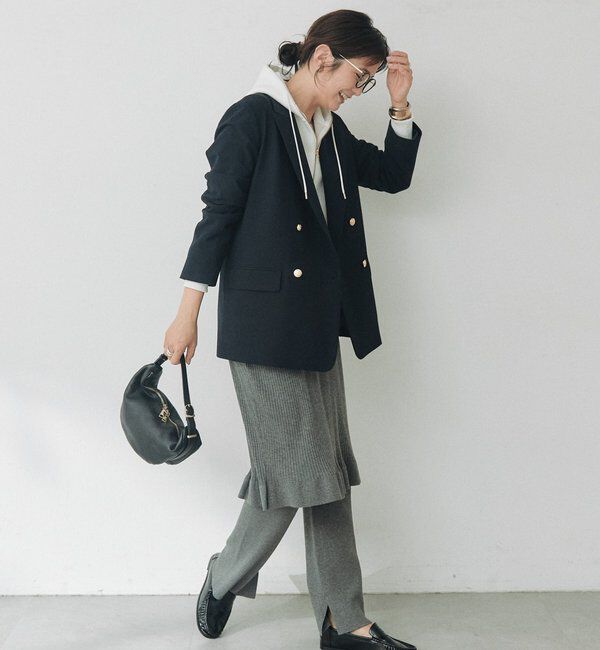  「【WEB限定】スポンジダンボールZIPパーカーカットソー」|パーカー|
