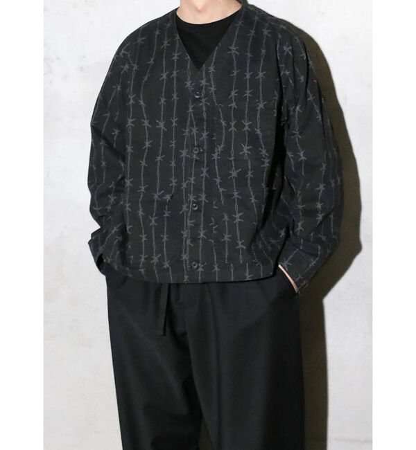 ABAHOUSE「【PENNEY'S 】PRINTED ENGINEER JACKET/ミリタリー」|ミリタリー・モッズコート|ブラック