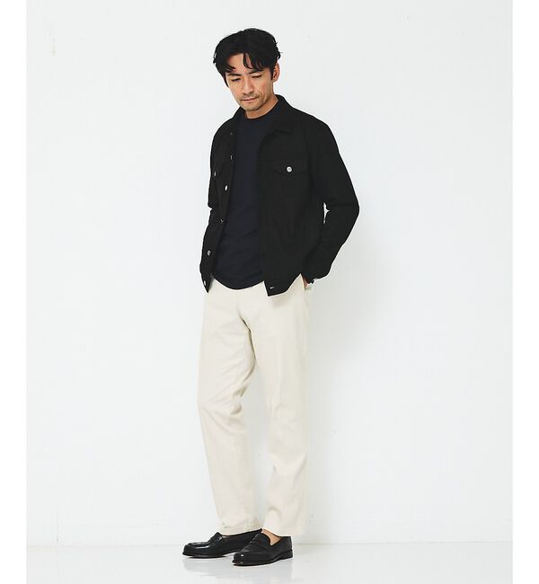 ABAHOUSE「【新定番】ツイル ストレッチ テーパード チノパンツ【予約】」|チノ|