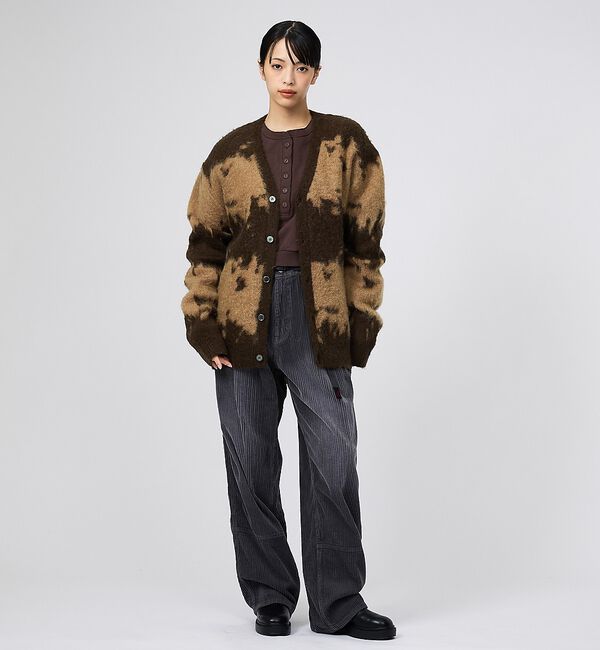 ABAHOUSE「【Gramicci / グラミチ】MOHAIR CARDIGAN / モヘアカー」|ニット・セーター|